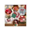 ZYP 20 cuadrados de tela de algodón de Navidad 10 x 10