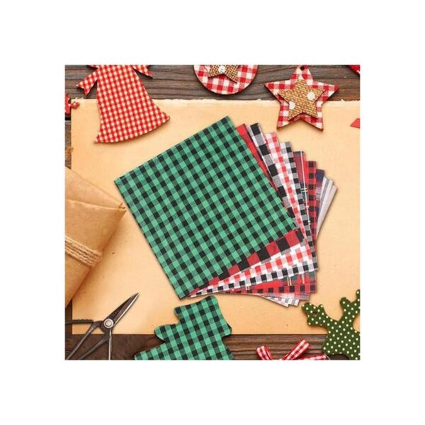 ZYP 20 cuadrados de tela de algodón de Navidad 10 x 10