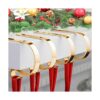 Soporte para calcetines de Navidad paquete de 4 soportes
