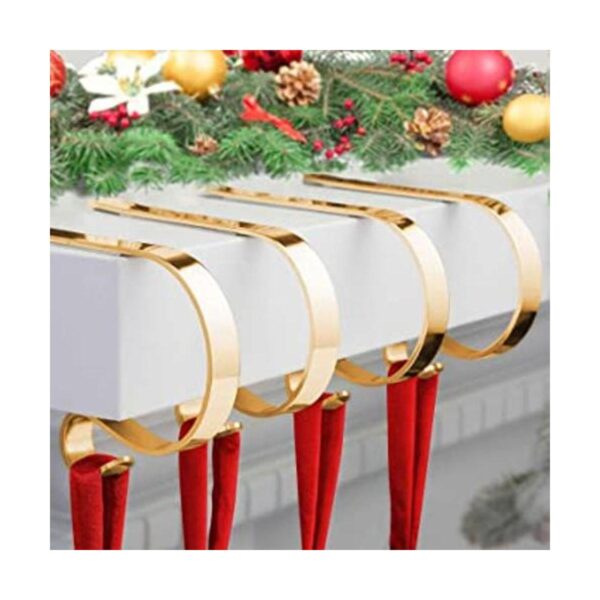 Soporte para calcetines de Navidad paquete de 4 soportes