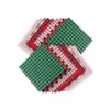 ZYP 20 cuadrados de tela de algodón de Navidad 10 x 10