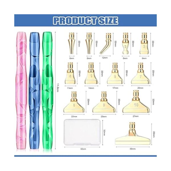ZYNERY Kit de 40 bolígrafos de pintura de diamante 13_2