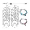 Pulsera con dije de cadena de serpiente con pulsera_1