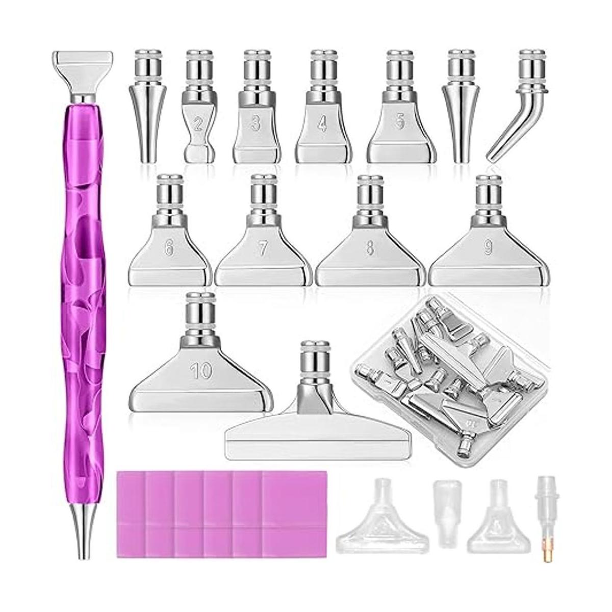 ZYNERY Kit de 30 bolígrafos de pintura de diamantes 13