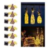 ZYLiWoo Luces solares para botellas de vino con amor