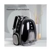Mochila transparente para mascotas para perros pequeños
