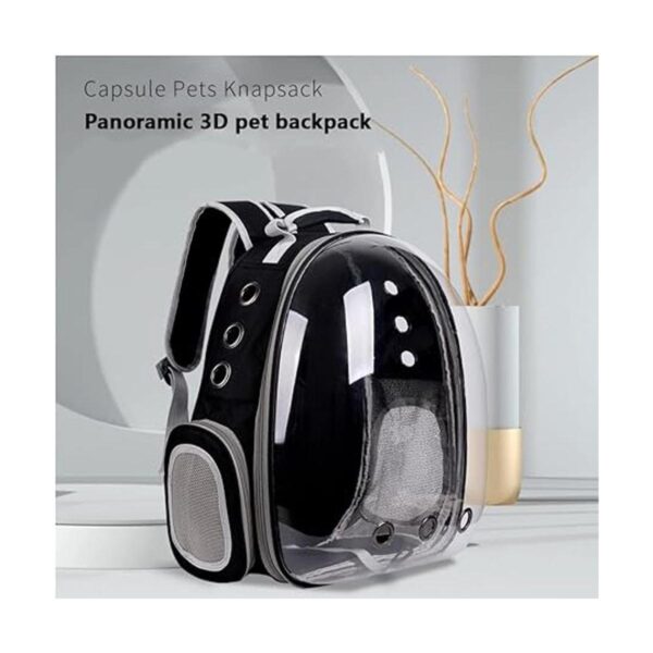 Mochila transparente para mascotas para perros pequeños