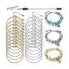20 pulseras de cadena de serpiente con ayudante de_1