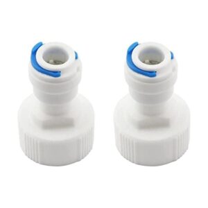 ZYAMY 2 unids recto NPT rosca adaptador 34 FNPT a 38_1