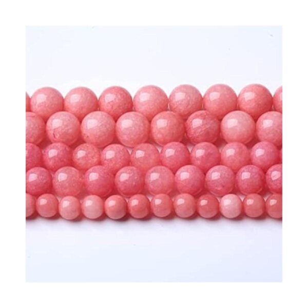 45 cuentas redondas de jade rosa natural de 0.315 in_1