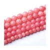 45 cuentas redondas de jade rosa natural de 0.315 in_2
