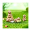 ZYAMY 8 piezas de estatua de nutria en miniatura_5