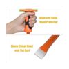 ZUZUAN Cincel plano resistente de 12 pulgadas con