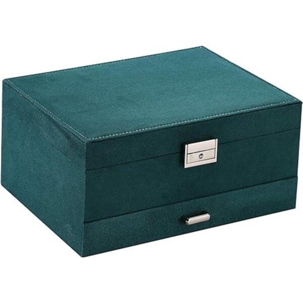 ZUZOOQ ZUZ002A Caja organizadora de joyas de terciopelo_2