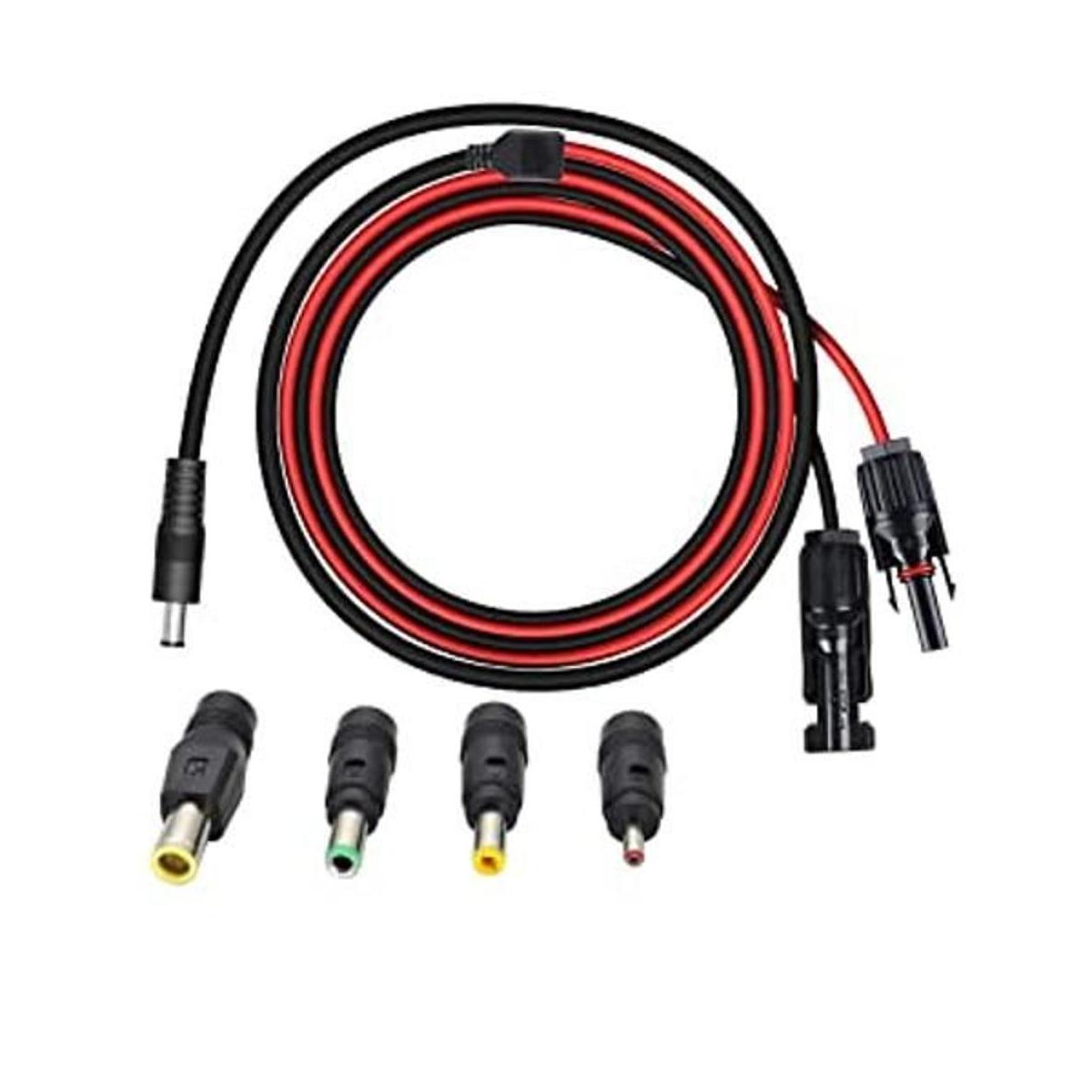 ZUYOOK Adaptador de panel solar a CC 0.217 in x 0.083 in