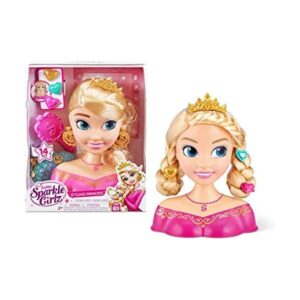 Sparkle Girlz ZURU 10097 Cabezal de peinado de princesa_1