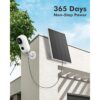 Cámara de seguridad solar 2K FHD cámaras inalámbricas_6
