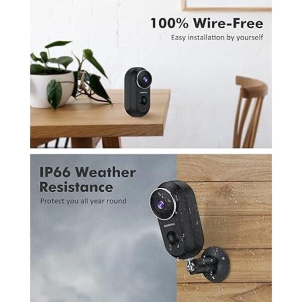 ZUMIMALL Cámaras de seguridad para exteriores cámara de_5
