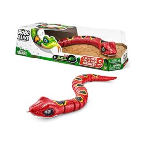 Robo Alive Slithering Snake Series 3 Red by ZURU Juguete_1