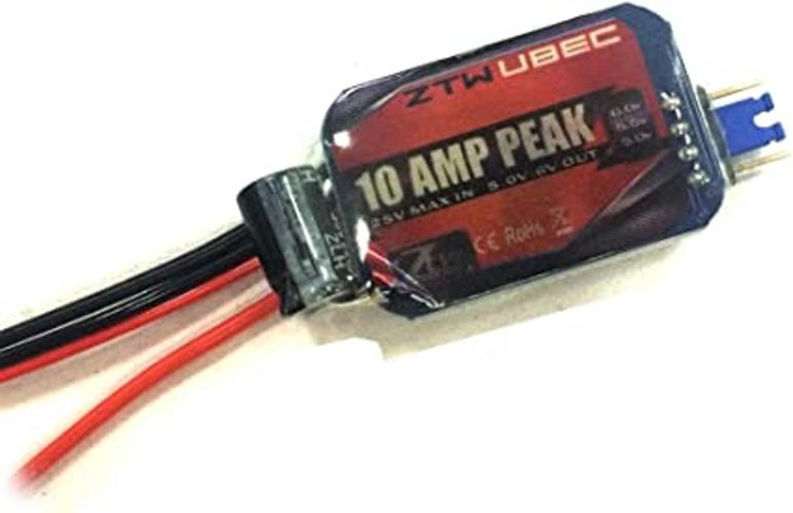 ZTW UBEC 10 A pico de continuo 6 A 6.0 V 55 V.5.0 V