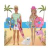 ZTWEDEN 42 piezas ropa de muñeca y accesorios de natación