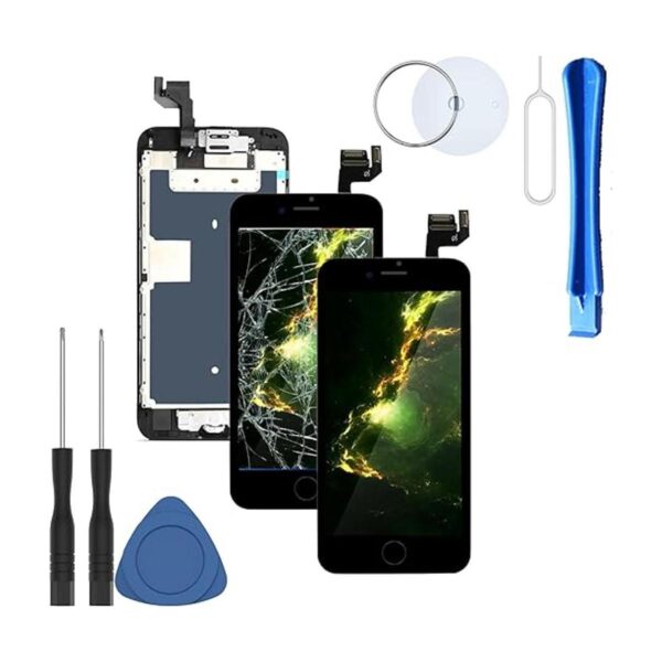 Compatible con iPhone 6S pantalla de repuesto negro LCD_1