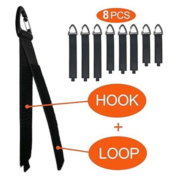 Organizador de cable de extensión paquete de 8 soporte_2