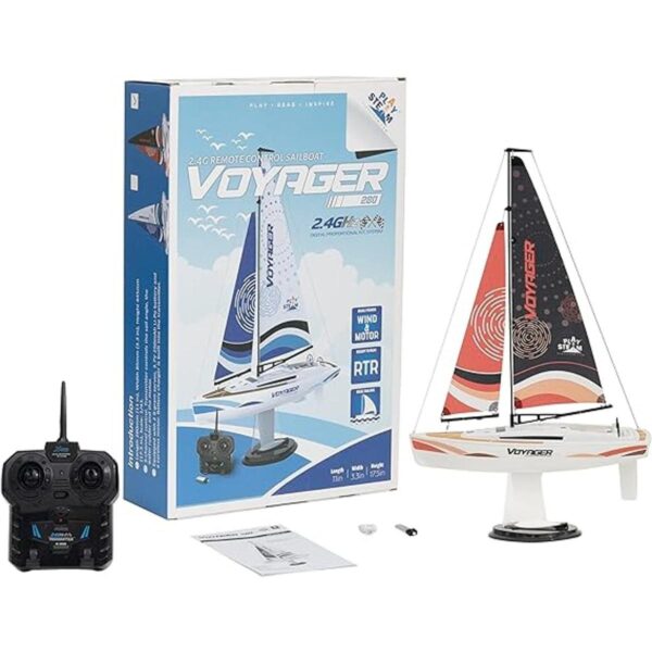 PLAYSTEAM Voyager 280 2.4 GHz RC Motorizado en rojo 14_1