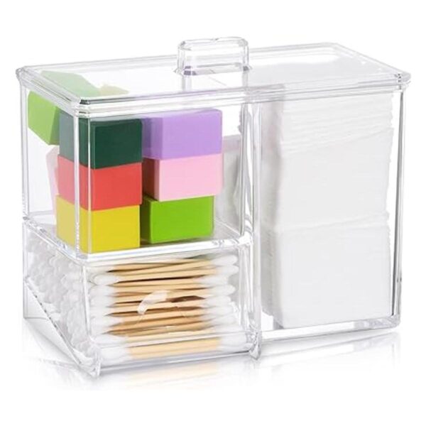 LENNXIER Q Tips Soporte para almohadillas de algodón para_3