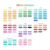 Rotuladores de punta dúo de 100 colores ZSCM de colores_3