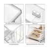 LENNXIER Q Tips Soporte para almohadillas de algodón para_2