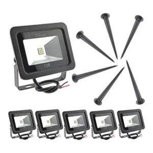 ZSGoes Paquete de 6 luces LED blancas frías de 10 W para_1