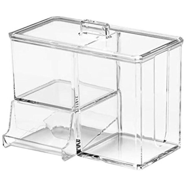 LENNXIER Q Tips Soporte para almohadillas de algodón para_1