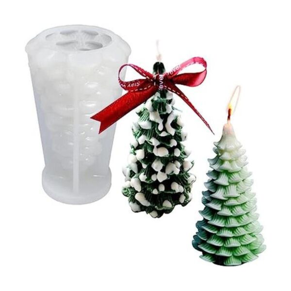 ZQYSING Molde para velas de árbol de Navidad molde de