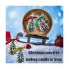 ZQYSING Molde para velas de árbol de Navidad molde de