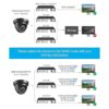 ZOSI videocámara de vigilancia para seguridad HD 1000TVL_4