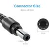 ZOSI Adaptador de fuente de alimentación CA 100240 V a CC_3