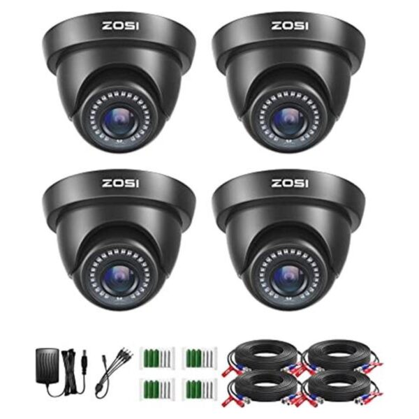 ZOSI 4 Pack 2.0 Megapíxeles HD 1080P 1920TVL HDTVI_1
