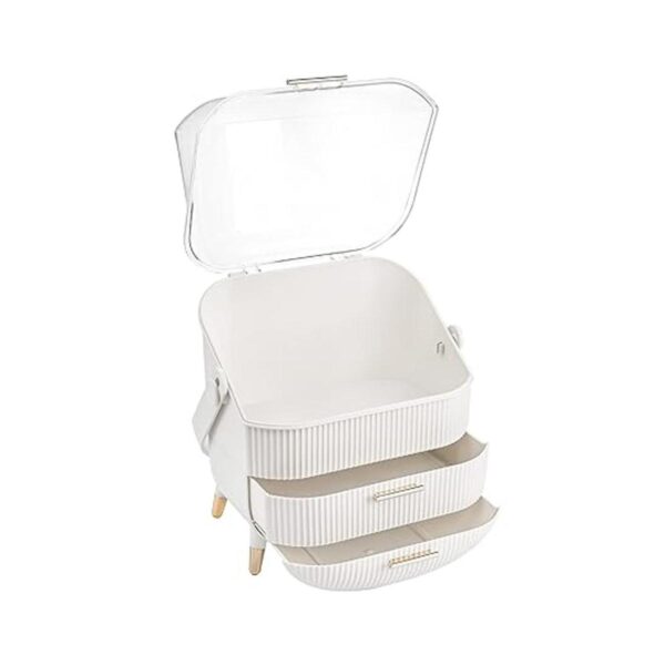 ZOOFOX Organizador de maquillaje impermeable y a prueba