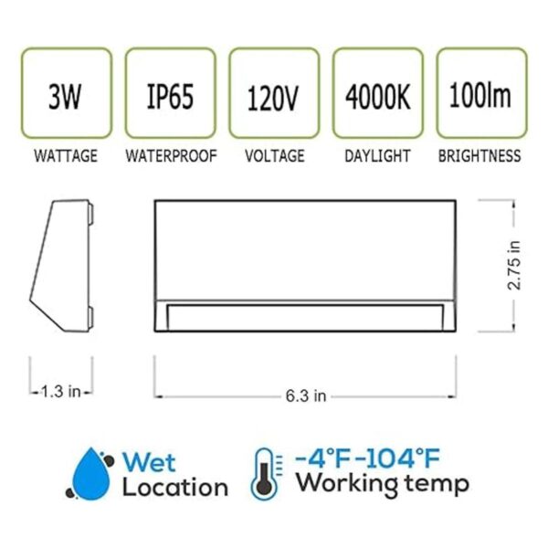 ZONK Luces LED para interiores y exteriores 120 V_2