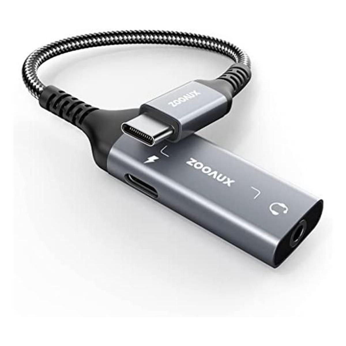 ZOOAUX USB tipo C a 0.138 in adaptador de audio y
