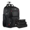 ZOMFELT Mochila con ruedas con 3 organizadores de_1