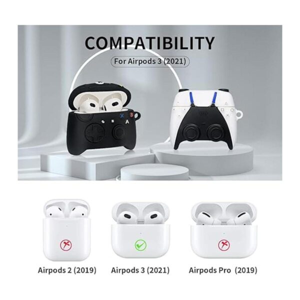 2 unidades Funda para Airpods 3 con diseño 3D bonito y_2