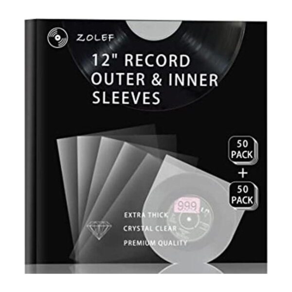 Paquete combinado de 100 fundas de vinilo de 12 pulgadas_1