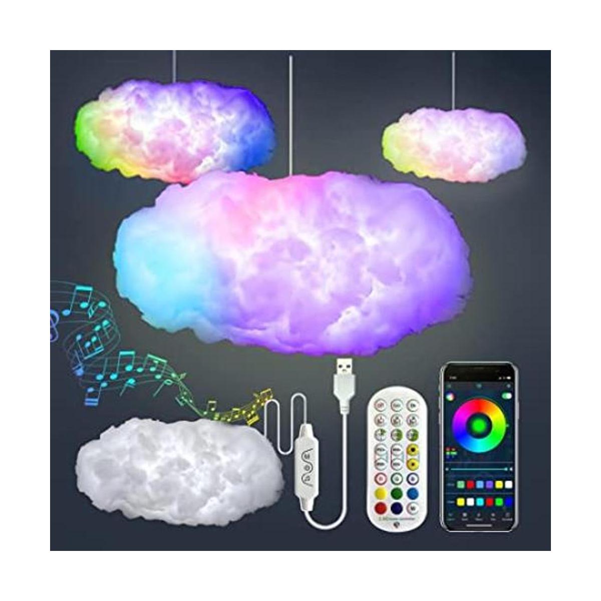 Kit de luz de nube grande 3D con sincronización de música
