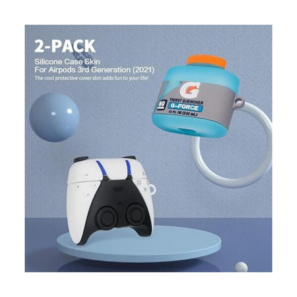 Paquete de 2 fundas de silicona para Airpods 3 3_2