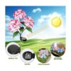 Luces solares para flores paquete de 2 luces solares_3