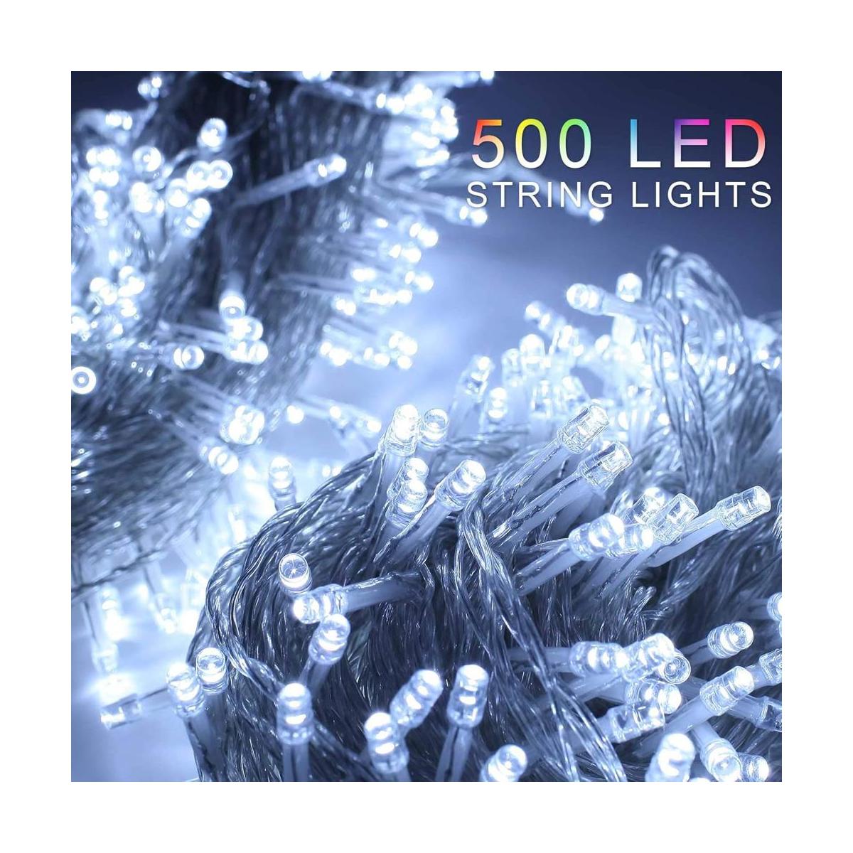 ZOIC Tira de luces LED navideñas 500 LEDs 100 metros