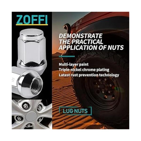 ZOFFI Tuercas M12x1.5 Reemplazo para Ford Fusion_2