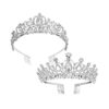 ZOCONE Tiara de novia con diamantes de imitación paquete_1
